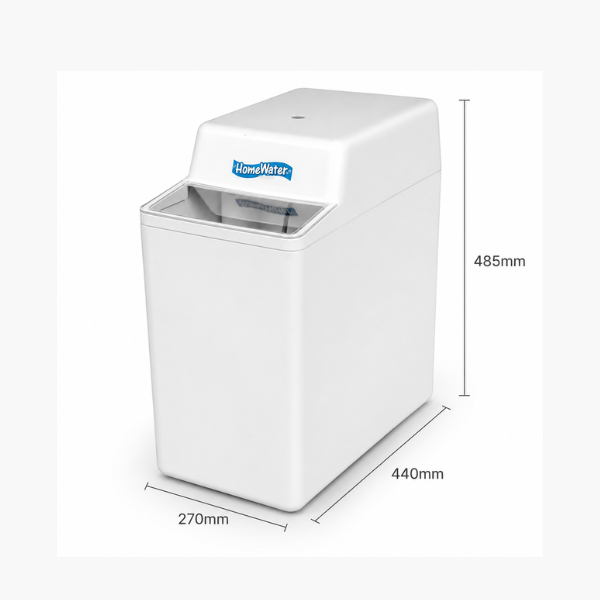 Addolcitore d'acqua non elettrico a doppio serbatoio Harvey Homewater F15-3SLT – Acqua dolce 24/7 senza elettricità