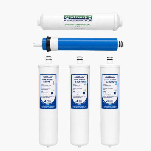 Kit sostituzione filtri e membrana compatta RO da 6 mesi