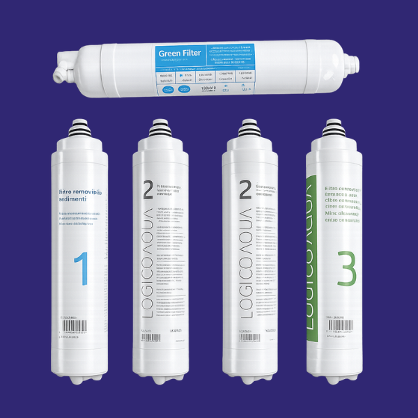 Kit filtro e membrana Quick Change 5 stadi a osmosi inversa 6 mesi ROCT8