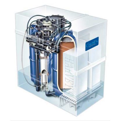 Addolcitore d'acqua a sale in blocco non elettrico Harvey Crown F15-3SLT a doppio serbatoio