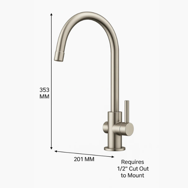 TW PRO Rubinetto Filtrante in Acciaio Inox 1008