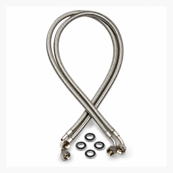 Tubi flessibili in acciaio inox intrecciato da 15 mm