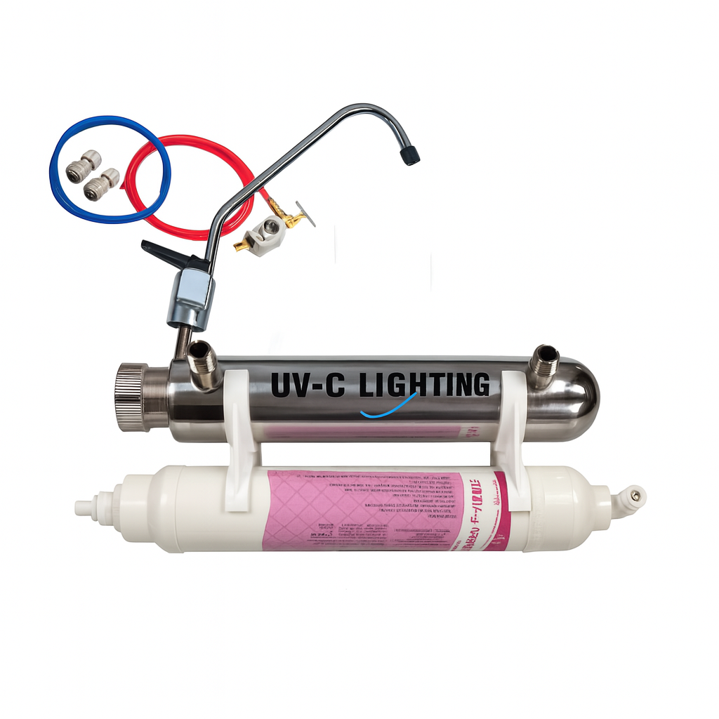 Sistema UV e sedimenti da 3,9 lpm con rubinetto (UV3.9WL5M)