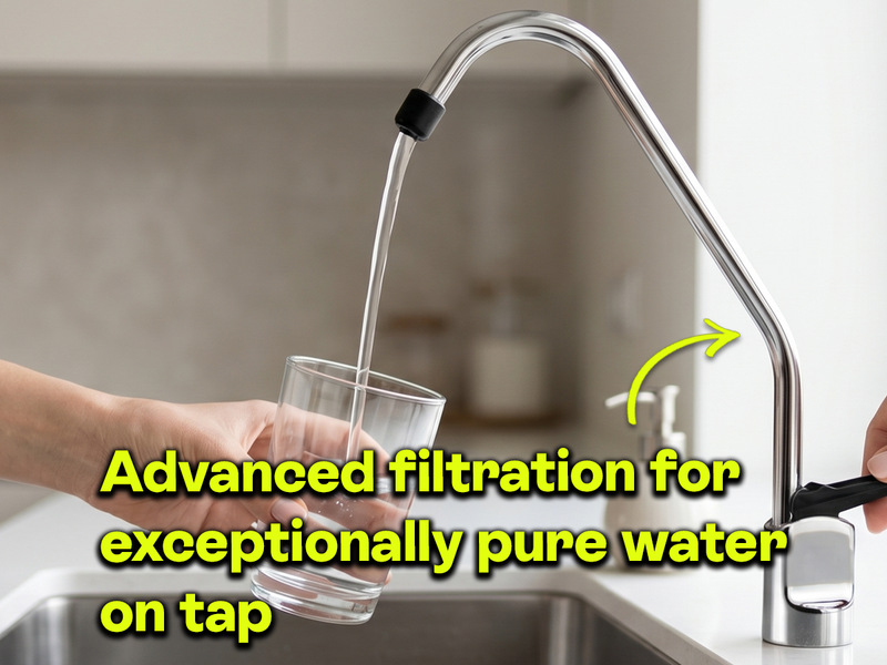 Reverse osmosis system for ultra-pure drinking water